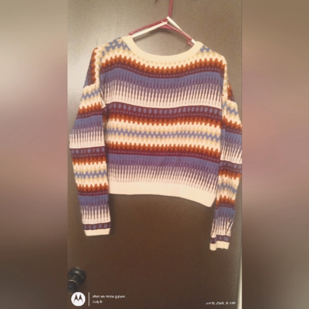 Fun crop Sweater